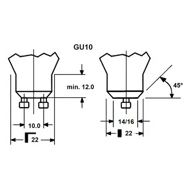 Sylvania GU10 LED spot | ES50 | 3000K | 2W (50W)  LSY00321 - 3