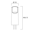 Sylvania GY6.35 LED capsule | SMD | Helder | 2700K | 2.6W (25W)  LSY00568 - 2