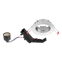 Sylvania Inset Trend 62 Flush GU10 armatuur | Ø 78 mm | IP23 | Nikkel  LSY00744