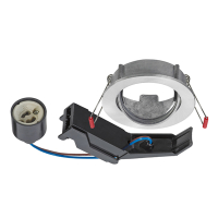 Sylvania Inset Trend 75 GU10 armatuur | Ø 83 mm | IP23 | Nikkel  LSY00736