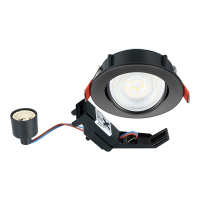 Sylvania Inset Trend 75 GU10 armatuur | Ø 83 mm | IP23 | Zwart  LSY00752