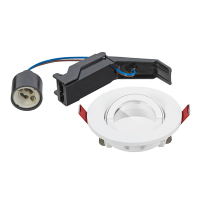 Sylvania Inset Trend 75 GU10 armatuur | Ø 95 mm | IP44 | Wit  LSY00746