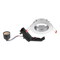Sylvania Inset Trend 75 GU10 armatuur | Ø 95 mm | IP44 | Zilver  LSY00748