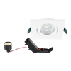 Sylvania Inset Trend 75 GU10 armatuur | Vierkant | IP44 | Wit  LSY00758 - 1