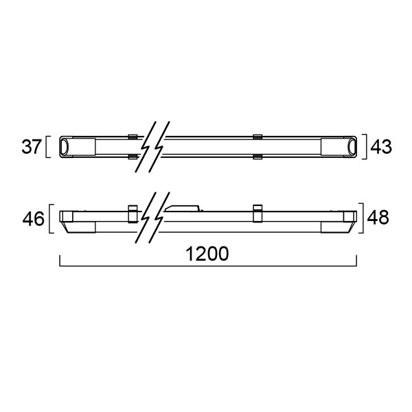 Sylvania LED Batten 120 cm | incl. lamp | 4000K | 1920 lumen | 16W  LSY00664 - 6