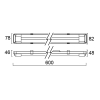 Sylvania LED Batten 60 cm Twin | incl. lamp | 4000K | 1800 lumen | 16W  LSY00667 - 8