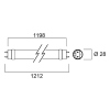 Sylvania LED TL buis 120 cm | 3000K | 2000 lumen | T8 (G13) | 13.3W  LSY00307 - 2