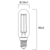 Sylvania LED lamp E14 | Buis T25 | Filament | 2700K | 2.5W (25W) LSY00470 - 2