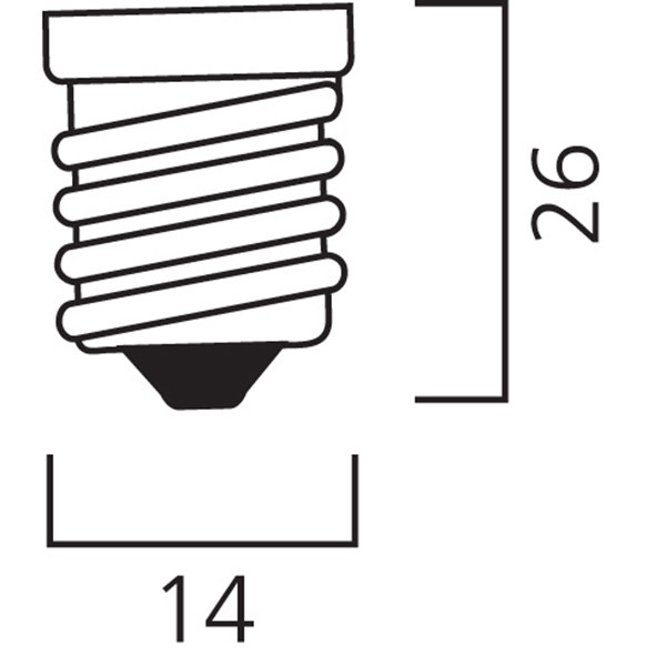Sylvania LED lamp E14 | Buis T25 | Filament | 2700K | 4.5W (40W) LSY00472 - 3