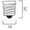 Sylvania LED lamp E14 | PAR16 | 3000K | 4.5W (50W)  LSY00263 - 3