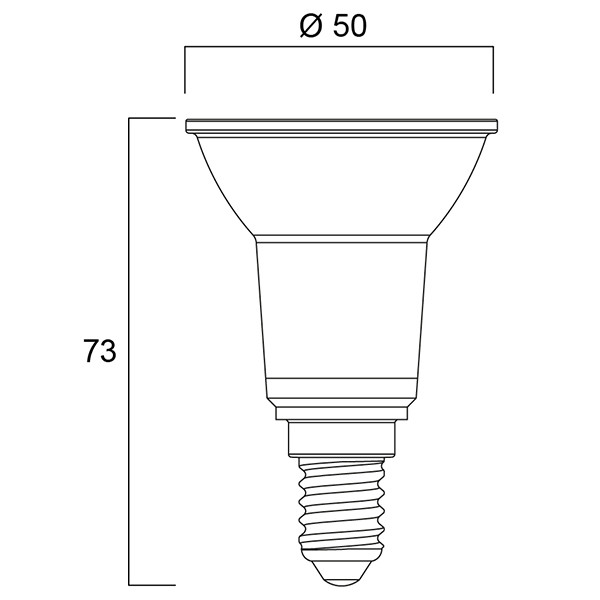 Sylvania LED lamp E14 | Reflector PAR16 | 3000K | 4.5W (50W) LSY00263 - 2