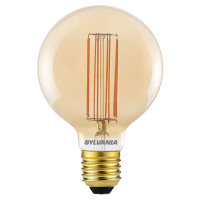 Sylvania LED lamp E27 | Globe G95 | Vintage | Goud | 2000K | Dimbaar | 7W (50W)  LSY00484