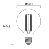 Sylvania LED lamp E27 | Globe G95 | Vintage | Goud | 2000K | Dimbaar | 7W (50W)  LSY00484 - 2