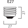 Sylvania LED lamp E27 | Kogel G45 | Mat | 2700K | Dimbaar | 4.5W (40W)  LSY00450 - 3