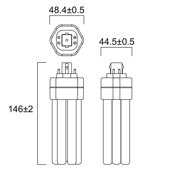 Sylvania LED lamp GX24q-3 | 4000K | 1760 lumen | 16W (32W)  LSY00352 - 2