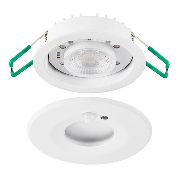Sylvania Led inbouwspot | Rond | 2700-3000-4000K | Bewegingssensor | Wit | Ø 68mm | IP65 | 10W LSY00847 - 2