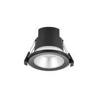 Sylvania Smart Inbouwarmatuur | Rond | Zwart | RGB + 2700-6500K | 4.5W  LSY00549