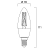 Sylvania Smart lamp E14 | Kaars | Filament | Helder | 2000-6500K | 4.9W (40W)  LSY00538 - 2