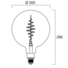Sylvania Smart lamp E27 | Bol | Filament | Goud | 2000K | 7.5W (40W)  LSY00544 - 3