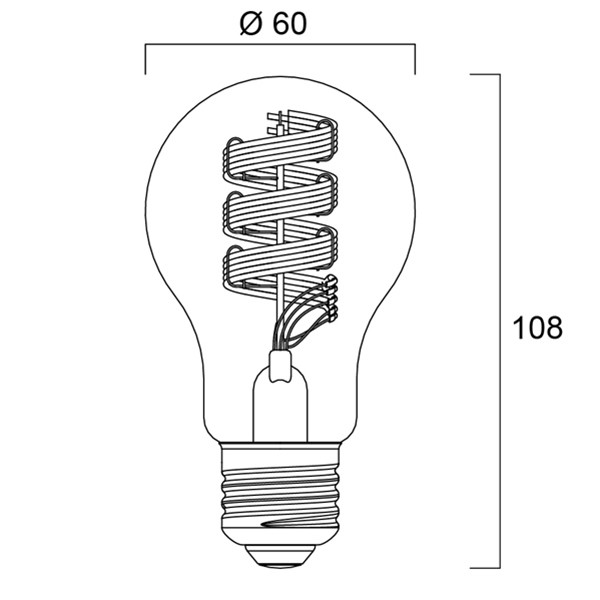 Sylvania Smart lamp E27 | Peer | Filament | Helder | RGB + 2700-6000K | 6.3W (40W)  LSY00541 - 2