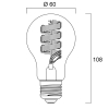 Sylvania Smart lamp E27 | Peer | Filament | Helder | RGB + 2700-6000K | 6.3W (40W)  LSY00541 - 2