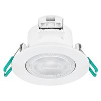 Sylvania led Inbouwspot | YourHome | 2700-4000K | Ø 87 mm | IP44 | Dimbaar | 5.5W | Wit  LSY00189