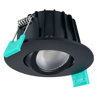 Sylvania led inbouwspot | Obico | 2700-4000K | Ø 81 mm | IP65 | Dimbaar | 5.4W | Zwart  LSY00197