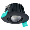 Sylvania led inbouwspot | Obico | 2700-4000K | Ø 81 mm | IP65 | Dimbaar | 5.4W | Zwart  LSY00197 - 1