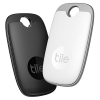 Tile Pro 2022 | Bluetooth tracker | Zwart/Wit | 2 stuks