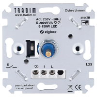 Tradim Zigbee dimmer inbouw 5-200W | Fase afsnijding (RC) | Tradim  LDR04046
