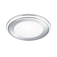 Trio Aura led inbouw downlighter Ø 14 cm rond chroom 10W  LTR00162