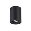 Trio Cookie opbouwspot zwart, geschikt voor 1 x GU10  LTR00141