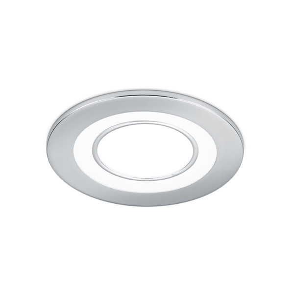 Trio Core led inbouw downlighter Ø 8 cm rond chroom 5W  LTR00165 - 1