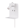 Trio Element wandlamp met USB 3W + 2 x 1.5W wit  LTR00253 - 1