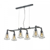 Trio Gotham hanglamp zilver, geschikt voor 6 x E27  LTR00189