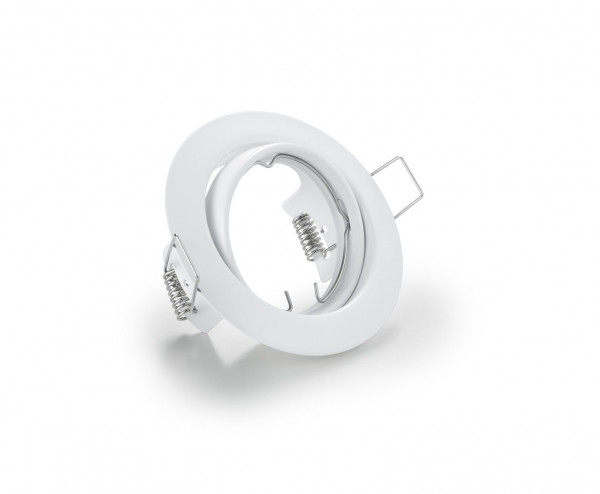 Trio Inbouwarmatuur Jura rond geschikt voor GU10 (Trio, Wit, 1 stuk)  LTR00050 - 1