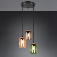 Trio LED Hanglamp | Cork | Rond | Multicolor | IP20 | Trio Lighting  LTR00583
