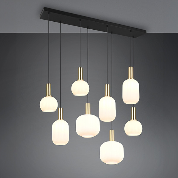 LED Hanglamp | Diva | Rond | Messing | 5 lampen | IP20 | Trio Lighting LTR00588 - 1