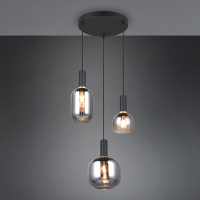 Trio LED Hanglamp | Diva | Rond | Zwart | IP20 | Trio Lighting  LTR00591