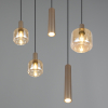 LED Hanglamp | Mataro 5 | Rond | Platinum Bruin | IP20 | Trio Lighting LTR00915 - 2