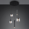 LED Hanglamp | Mataro 5 | Rond | Zwart | IP20 | Trio Lighting