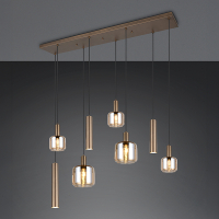 LED Hanglamp | Mataro 8 | Rond | Platinum Bruin | IP20 | Trio Lighting LTR00914