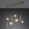 LED Hanglamp | Mataro 8 | Rond | Platinum Bruin | IP20 | Trio Lighting LTR00914 - 1