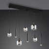 LED Hanglamp | Mataro 8 | Rond | Zwart | IP20 | Trio Lighting