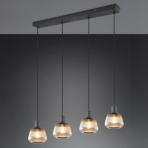 Trio LED Hanglamp | Tarifa | Rond | Zwart | IP20 | Trio Lighting  LTR00684 - 1