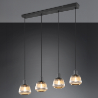 Trio LED Hanglamp | Tarifa | Rond | Zwart | IP20 | Trio Lighting  LTR00684