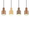 LED Hanglamp E27 | Agudo | Champagne mix | Verstelbaar | IP20 | 4 stuks | Trio Lighting LTR00748 - 4