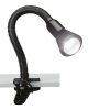 LED Klemlamp E14 | Flexo | Rond | Zwart | IP20 | Snoerschakelaar | Trio Lighting LTR00763 - 1