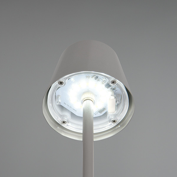 Trio LED Oplaadbare tafellamp | Diaz | 2700-6500K | Dimbaar | IP44 | Grijs | Trio Lighting  LTR00698 - 4