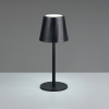 Trio LED Oplaadbare tafellamp | Diaz | 2700-6500K | Dimbaar | IP44 | Zwart | Trio Lighting  LTR00701 - 1